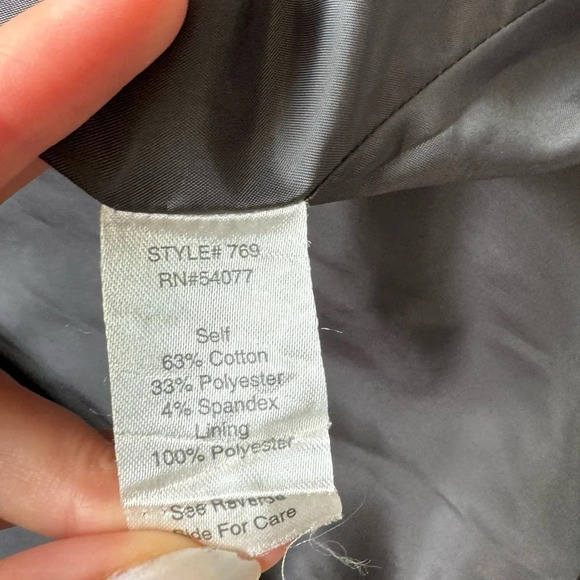 Cabi Work It Blazer Jacket graphite black gray double button women’s size 14‎ - Picture 12 of 12